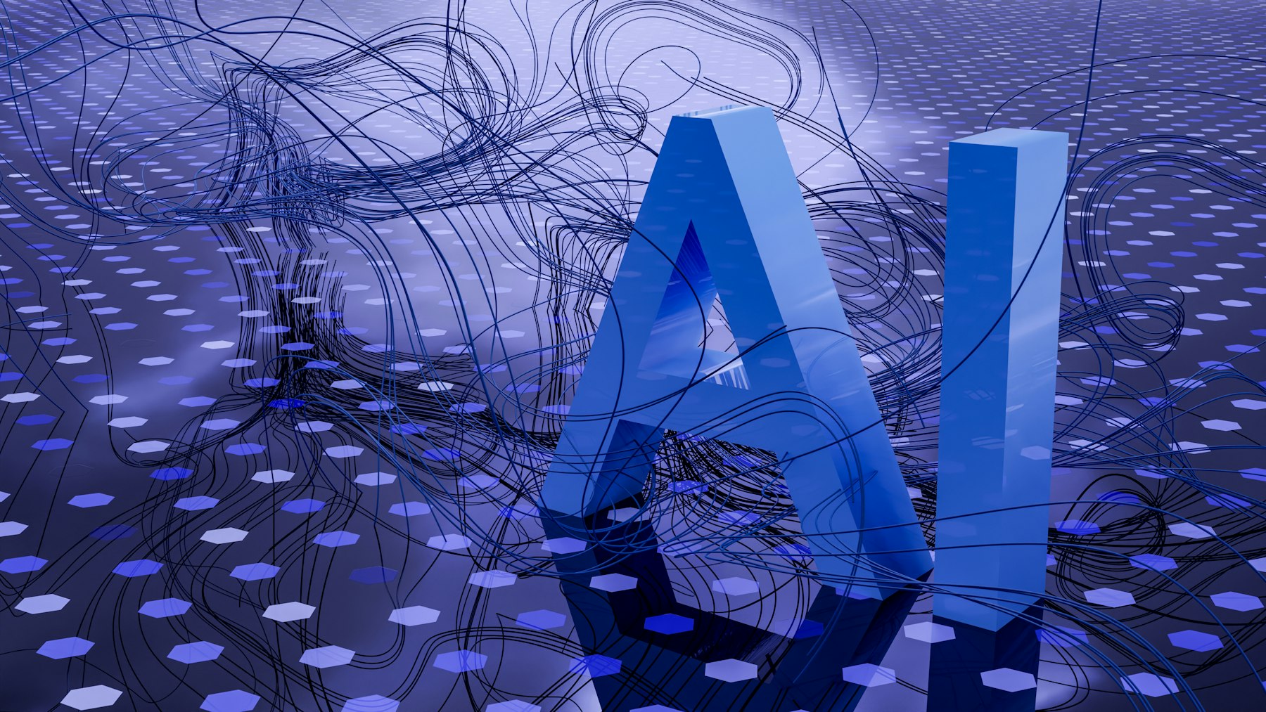 AI 数据网络与智能技术视觉